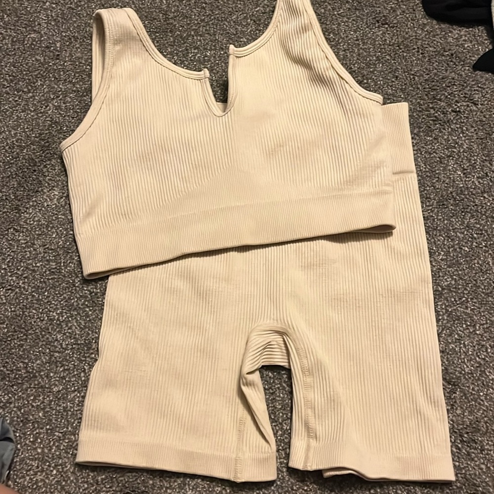 two piece spandex set